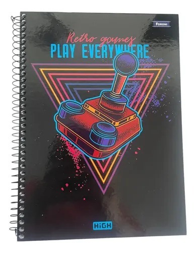 CADERNO 1X1 C.D. HIGH MASC 